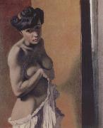 Felix Vallotton Naked Brown Torso painting